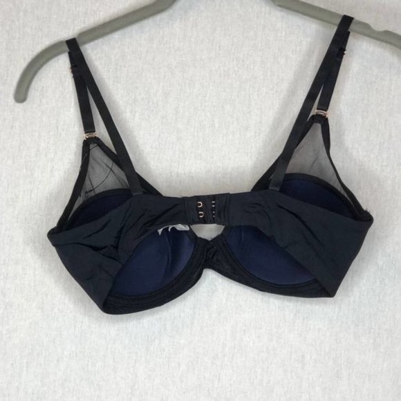 SKARLETT BLUE Bait Underwire T-shirt Bra In Black/night 32D - Picture 6 of 10